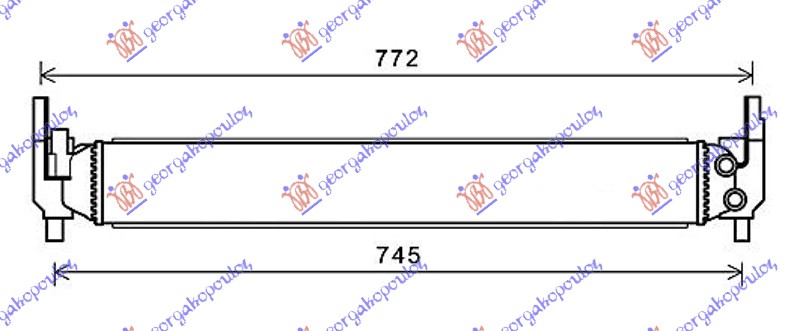 HLADNJAK DODATNI 1.2 - 1.4 BENZIN (64.5x88x56