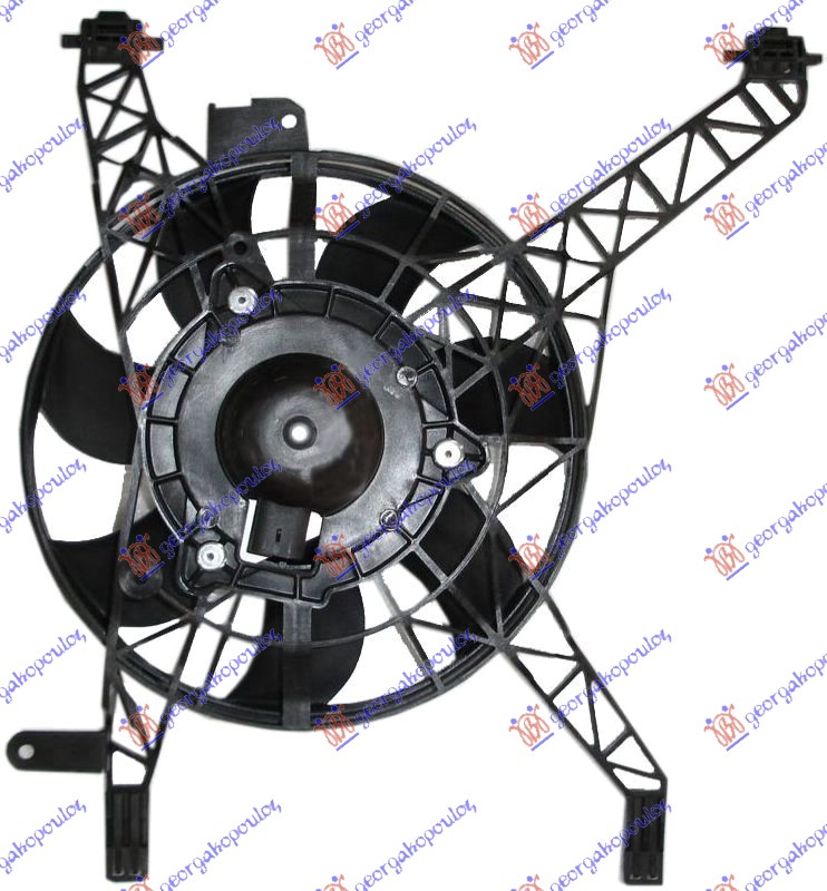 VENTILATOR KOMPLET (BENZIN/DIZEL) (-AC)