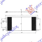 HLADNJAK KLIME 2.8 D/TDi (64x31x16) 03 -