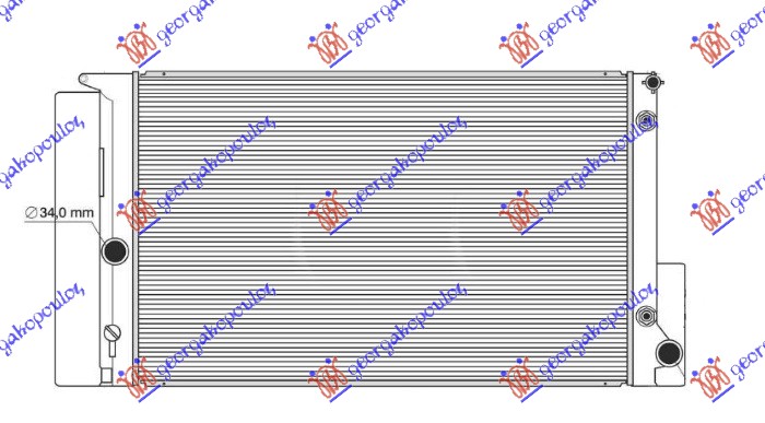 HLADNJAK MOTORA 1.3 - 1.4 - 1.6 - 1.8 BENZIN ?UTO 600x375