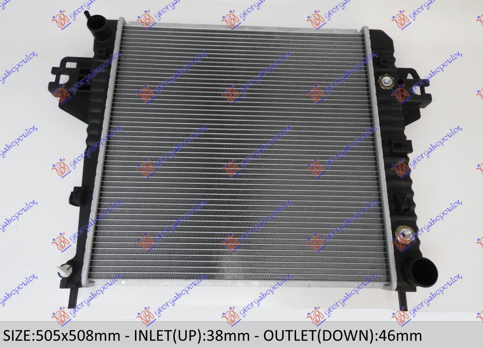 HLADNJAK MOTORA 3.7 V6 BENZIN (AUTO) (+/-AC) (50.5x50.8)