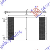 HLADNJAK KLIME 1.6i - 16V - 1.5DCi (57.5x35.5x12)