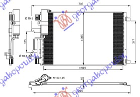 HLADNJAK KLIME 2.0DCi (61x39)