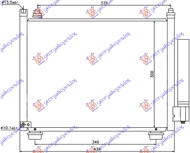 HLADNJAK KLIME 1.3 DDiS (38.5x30.8x20) 03-