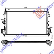 HLADNJAK MOTORA 1.4 DIZEL MANUALNI (376x402) (KOYO)