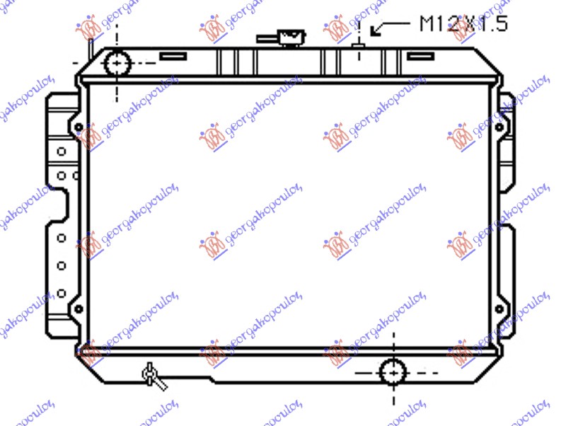 HLADNJAK KLIME 2.2 DIZEL (40x56.5x3.2)