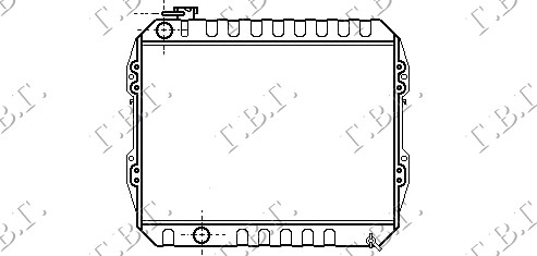 HLADNJAK MOTORA 2.4D (450x515x32)