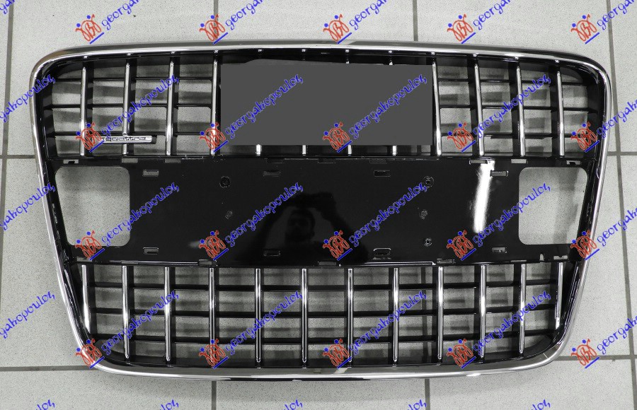 PVC MASKA CRNA/HROM (S - LINE) (BEZ TABLICE)