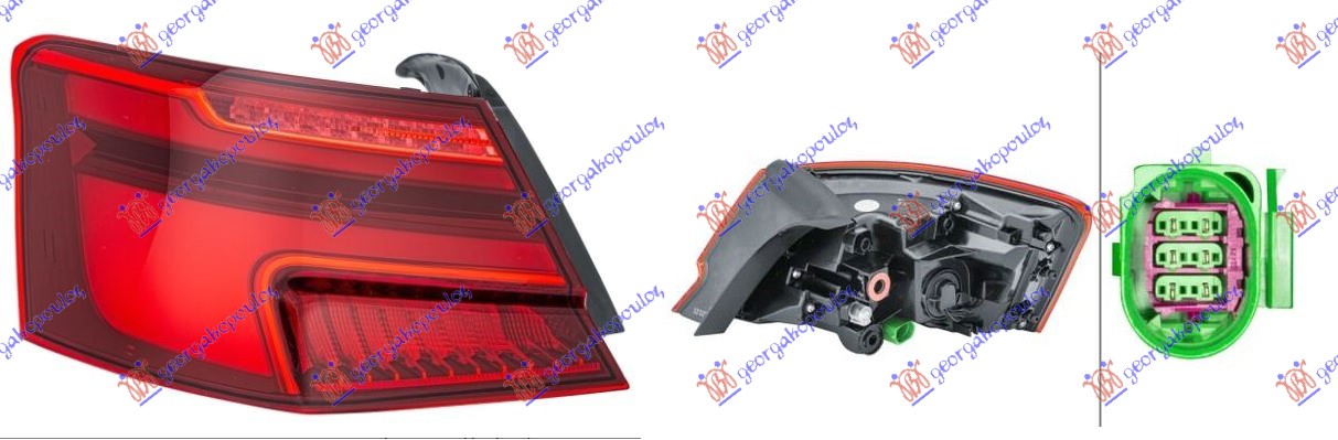 STOP LAMPA SPOLJASNJA LED DYNAMIC (HELLA)