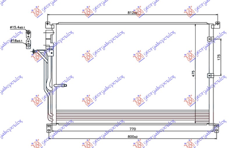 HLADNJAK KLIME ZA SVE MODELE BENZIN/DIZEL (730x480x16) -06