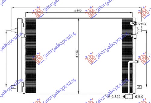 HLADNJAK KLIME (OSIM 3.0 - 4.0 TFSi) 66x44