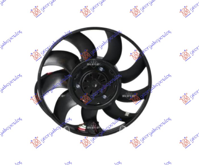 VENTILATOR (MOT+ELIS) (390MM) (4PIN)