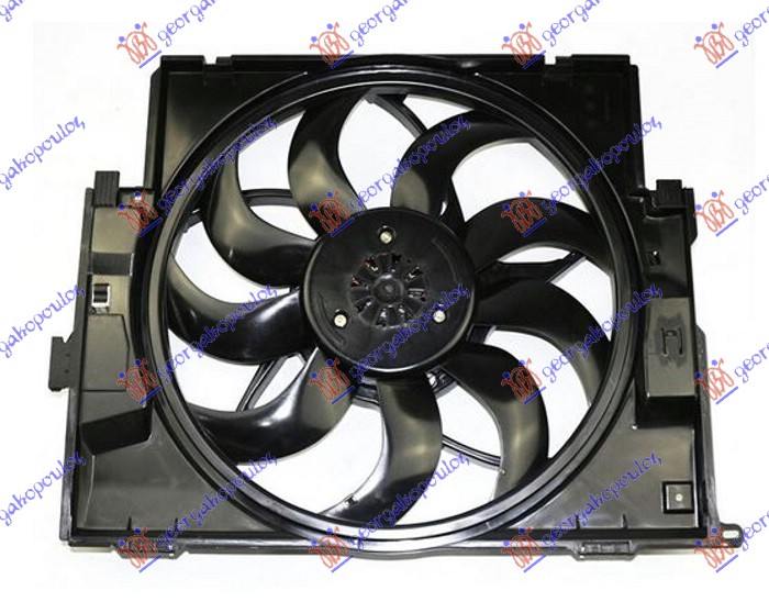 VENTILATOR KOMPLET (BENZIN/DIZEL) (485mm) (300W) (3 PIN)