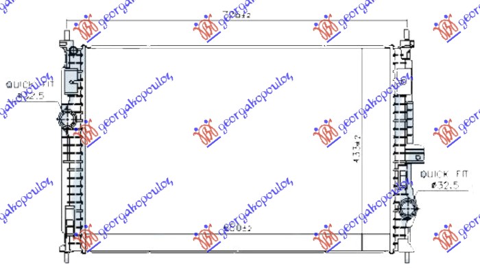 HLADNJAK MOTORA 1.2-1.6 BENZIN/HIB 1.5-1.6-2.0 DIZEL