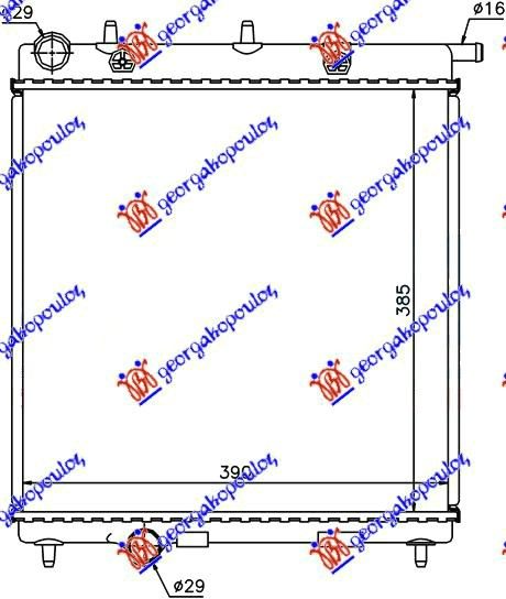 HLADNJAK MOTORA 1.4 DIZEL (38x39x2.7)