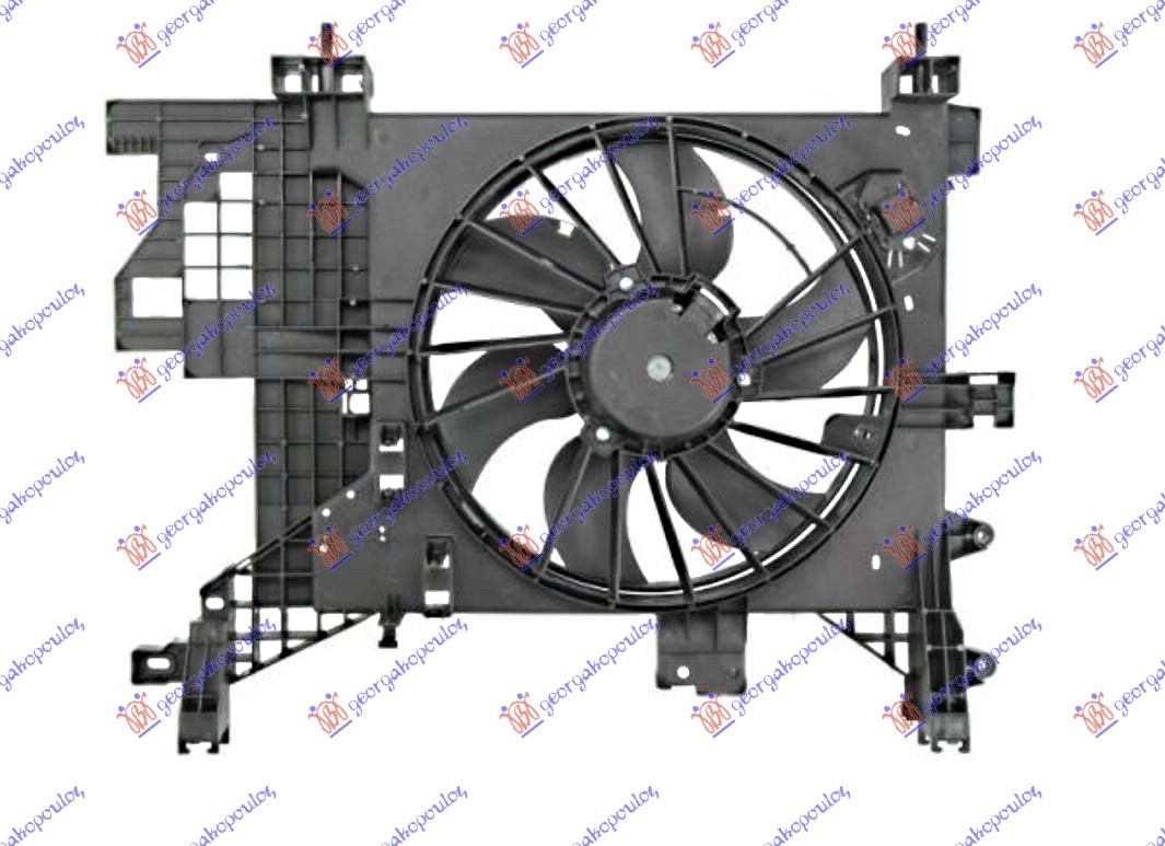 VENTILATOR (1.5 DIZEL) (385mm) (2+2 PIN)