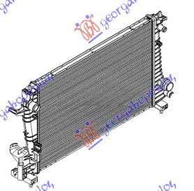 HLADNJAK MOTORA 1.3 T.D (62x39.5x2.7) MANUAL