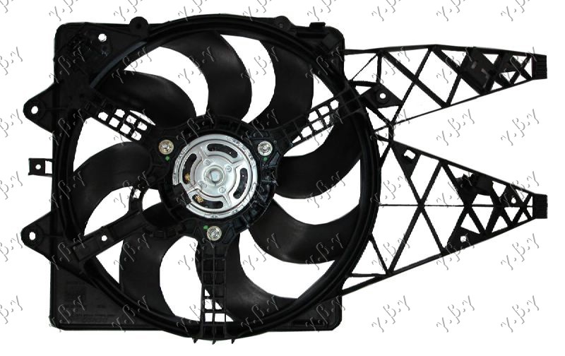 VENTILATOR KOMPLET 1.3 DM-JET/1.4 ABARTH