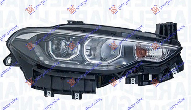 FAR ELEKTRICNI (H7/H7) SA LED DNEVNIM SVETLOM HROM (MARELLI)