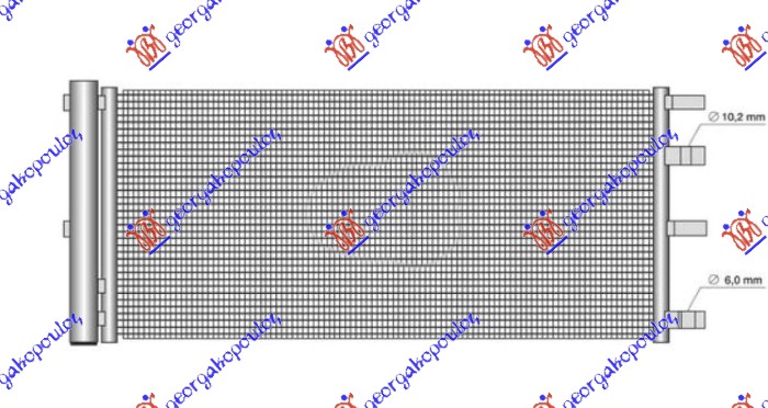 HLADNJAK KLIME 2.0 TDCI DIZEL (750x352) 16- (RWD-4WD)