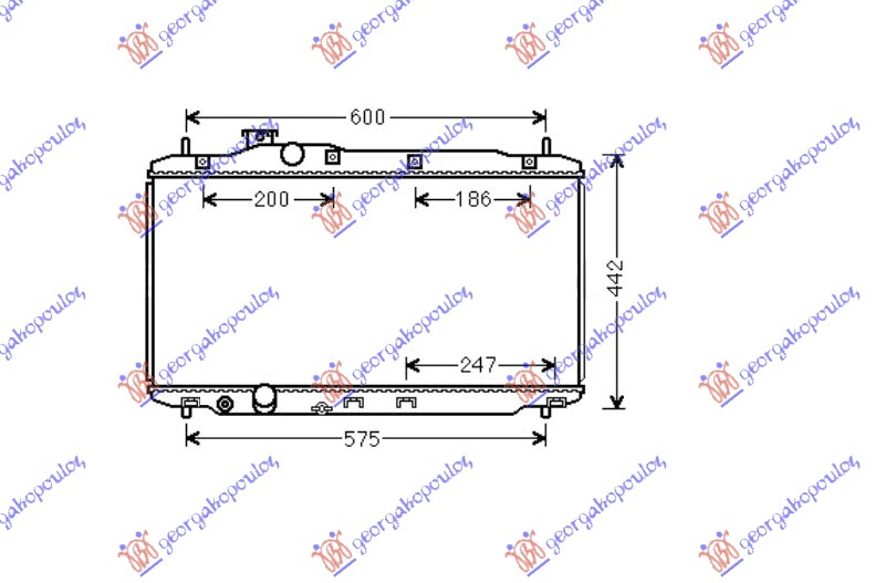 HLADNJAK 1.8i-15 ViVTEC (37.5x67x1.6) MANUAL