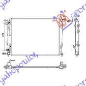 HLADNJAK MOTORA 1.6-2.0 BENZIN AUTOMATIK (63x47) CESKA