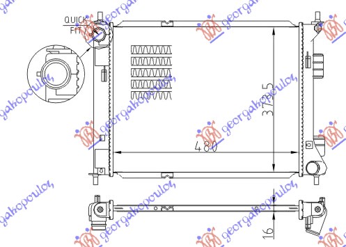 HLADNJAK MOTOA 1.4-1.6CRDI+/-A/C M/T (48x37.3)