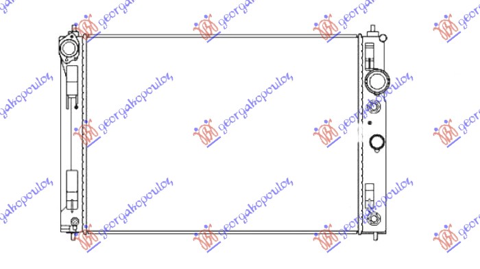 HLADNJAK MOTORA 2.0 T BENZIN (MANUELNI/AUTOMATSKI) (615x440)