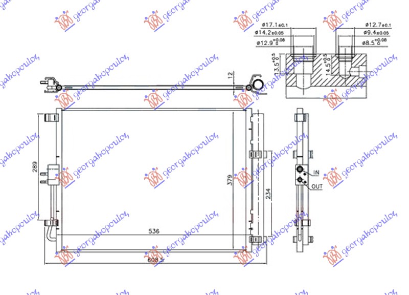 HLADNJAK KLIME SVI MODELI DIZEL (480x400x12)