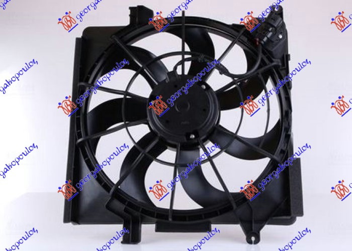 VENTILATOR KOMPLET (2.0 CRDI DIZEL) (461mm) (3 PIN)