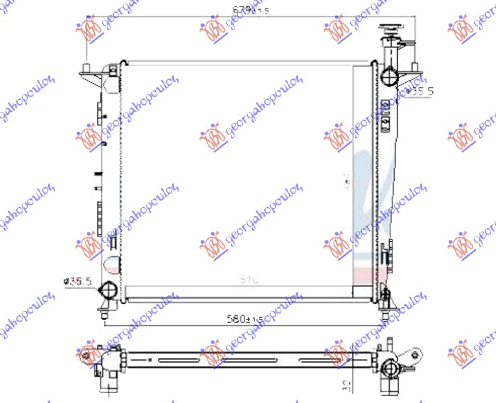 HLADNJAK MOTORA 2.2 CRDi DIZEL (MAN) (510x480)