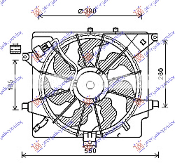 VENTILATOR KOMPLET (TIP HALLA)