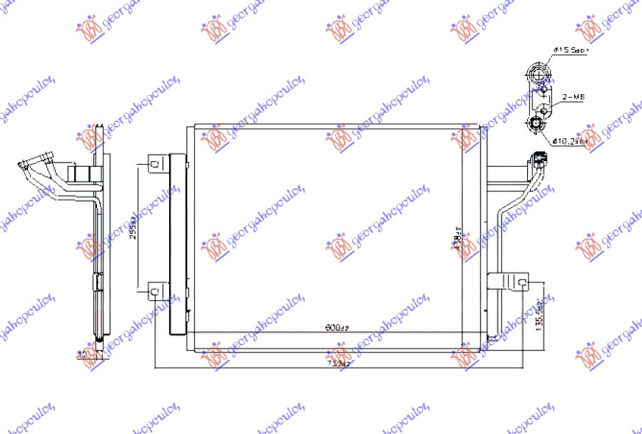 HLADNJAK KLIME 1.5/2.0 BENZIN - 2.0 BENZIN/HIBRID (600x438)