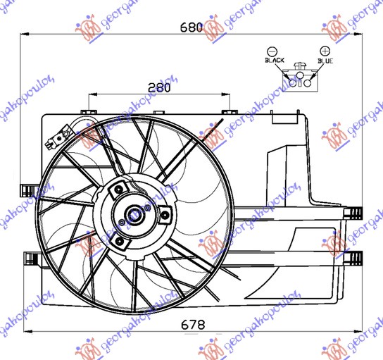 VENTILATOR BENZIN-DIZEL (HLADNJAK SA POSUDOM)