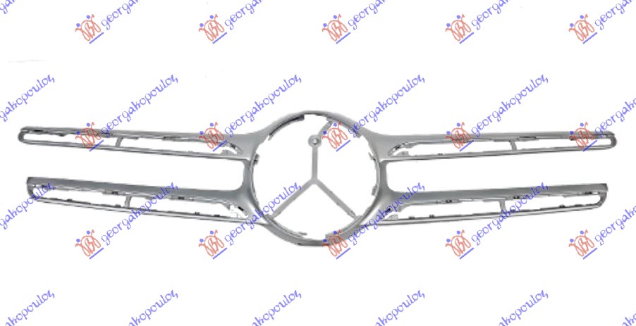 PVC MASKA SPOLJASNJA SREBRNA (SA KAMEROM) (SUV)