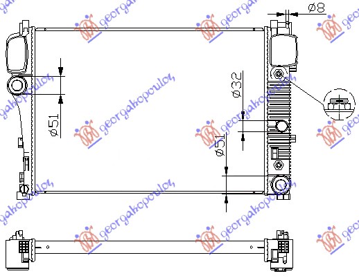 HLADNJAK MOTORA (64x44x47) AUTOMATIK