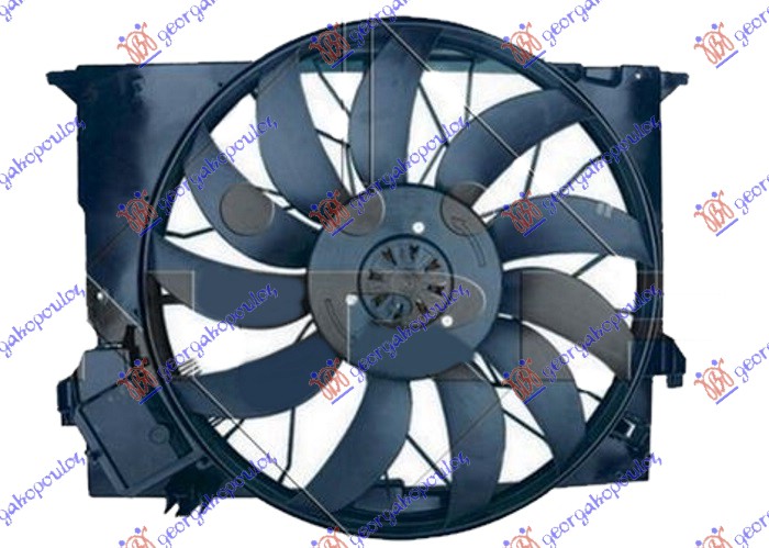 VENTILATOR 6.2 BENZIN 07- (530mm) (850W) 4P