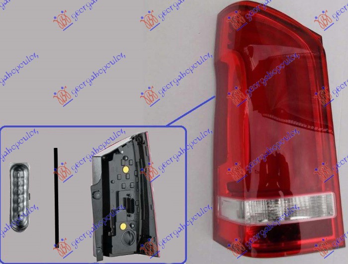 STOP LAMPA (1 GEPEK VRATA) LED (HELLA)