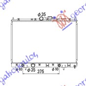 HLADNJAK MOTORA 1.8/2.0cc (AUTO) (+/-AC) (42.5x65.8)