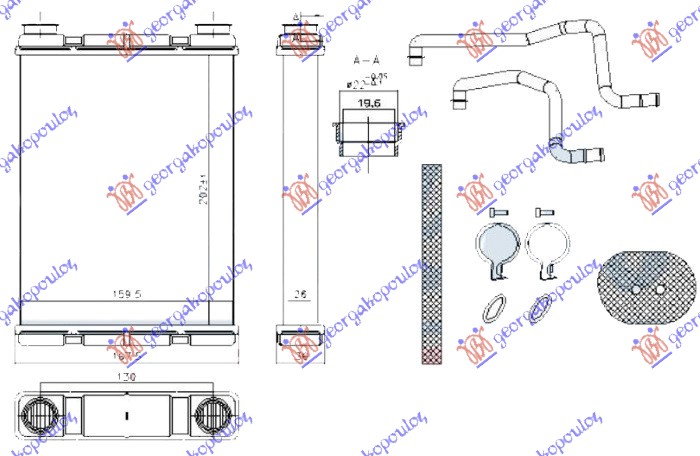 GREJAC KABINA TURBO BENZIN DIZ 20 2x 160 VALEO T