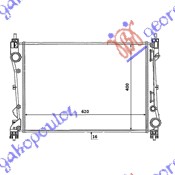 HLADNJAK MOTORA 1.4- 1.6T- 1.3- 1.9D+ / -AC (62x39)88KW