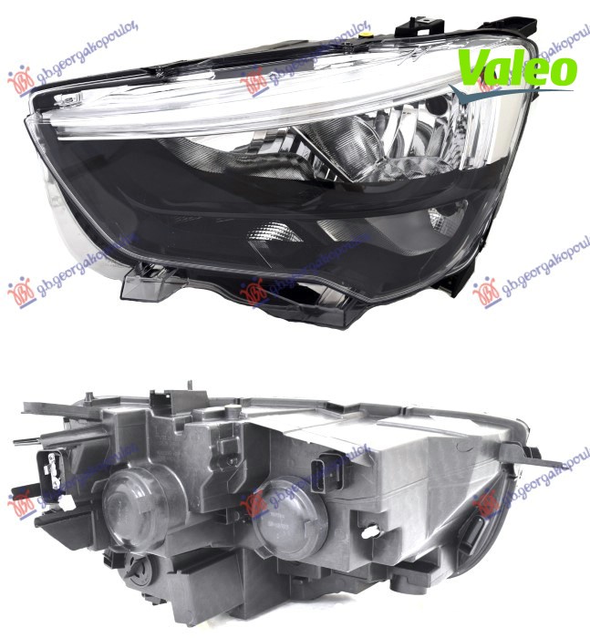 FAR ELEKTRICNI (H7/H1) LED DNEVNIM SVETLOM (VALEO)