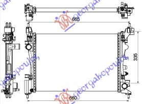 HLADNJAK MOTORA BENZIN (+/-AC) (54x37.8x2.4)