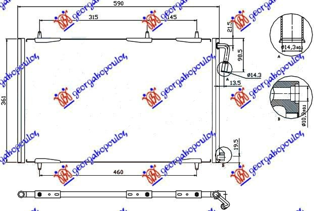 HLADNJAK KLIME (55.5x36.5x1.6) 02-