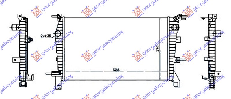 HLADNJAK MOTORA 1.6i 16v BENZIN (MAN) (H4M) (630x380)