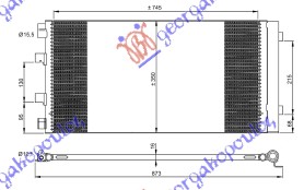 HLADNJAK KLIME 2.3 CDTi (79.5x35.5)