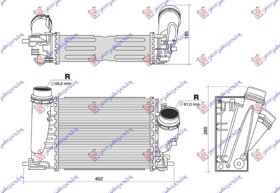 HLADNJAK MOTORA 1.6 DCI DIZEL (282x217)