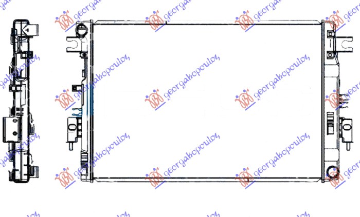 HLADNJAK MOTORA 2.3 dCi DIZEL (MAN) (720x490) (KOYO)