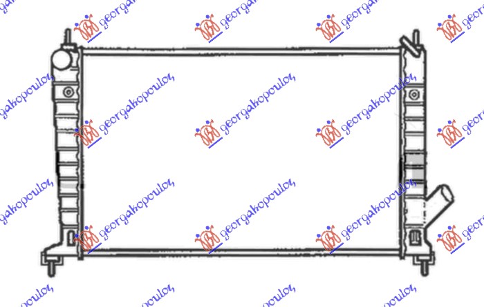 HLADNJAK MOTORA 2.0/2.3 BENZIN (MANUELNI) (+/-AC) -01 (608x359)