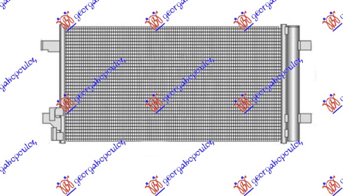 HLADNJAK KLIME 1.4/1.5/2.0 TSI BENZIN - 2.0 TDI DIZEL (576x388)